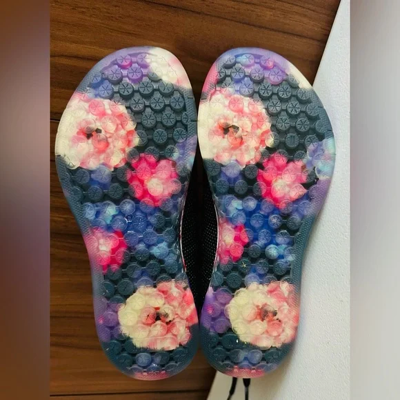 NOBULL Women's Black Space Floral Trainers W6-M4.5 - Picture 13 of 14